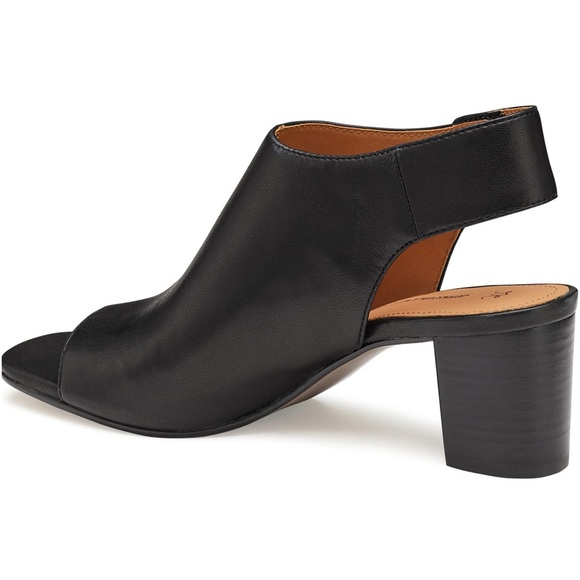 New Johnston & Murphy Anthropologie Evelyn 11 Off White Leather Sandals Booties - Picture 11 of 13